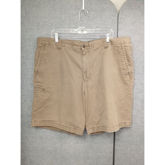 Dockers Men's Brown/Tan Flat Front Shorts Size 42 - Picture 1 of 5